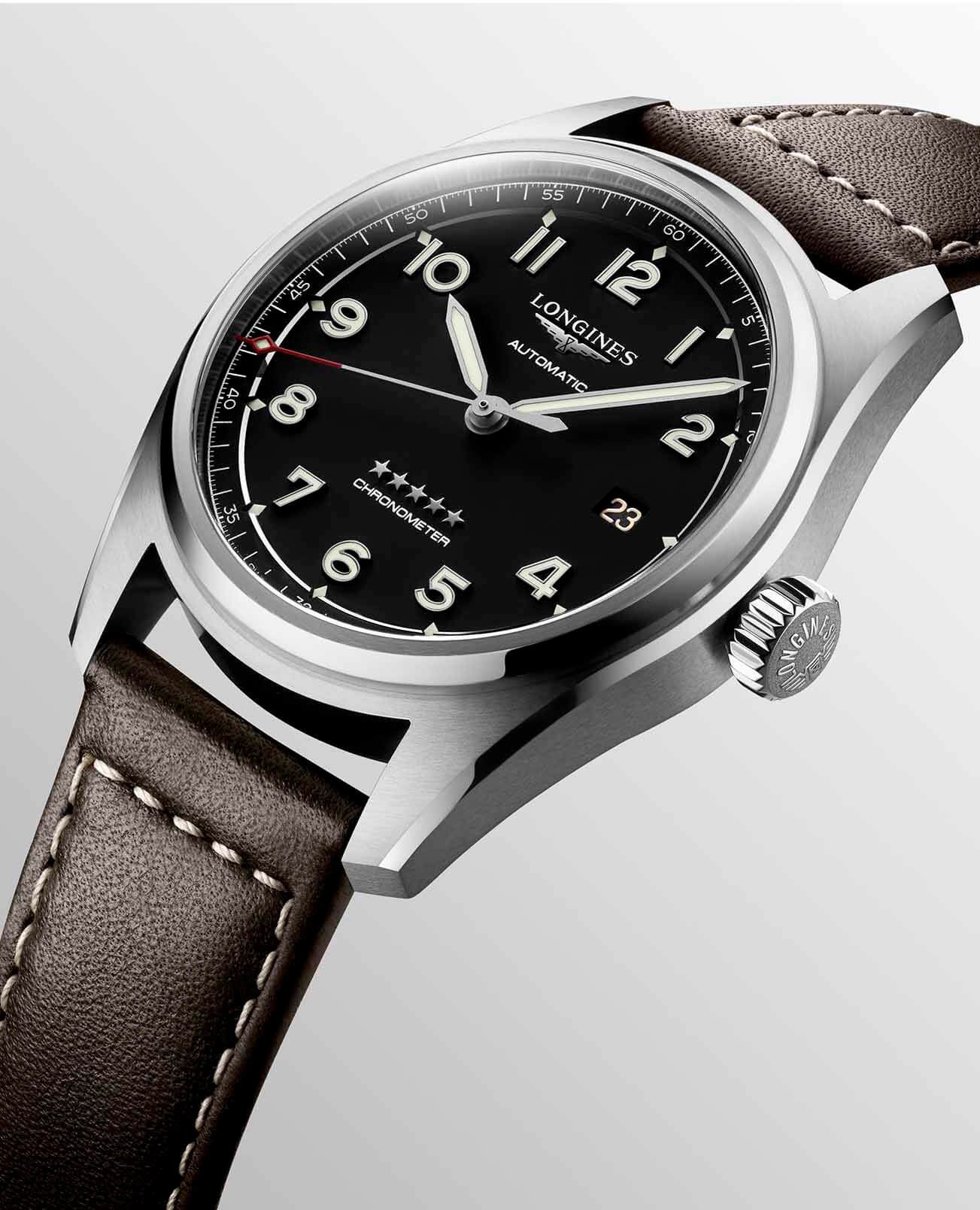 Longines Longines Spirit L3.810.4.53.0  - задняя крышка сталь корпуса, швейцария часы