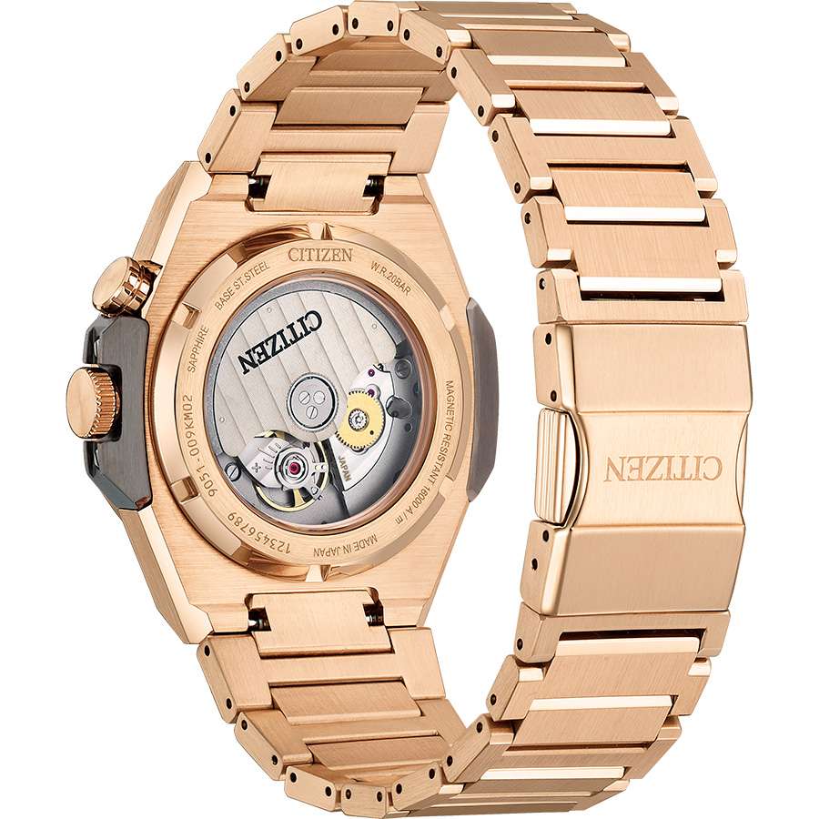 Citizen Citizen Series 8 NB6069-53H, series 8 япония мужские часы на браслете нержавеющая сталь с ip-покрытием боковой вид