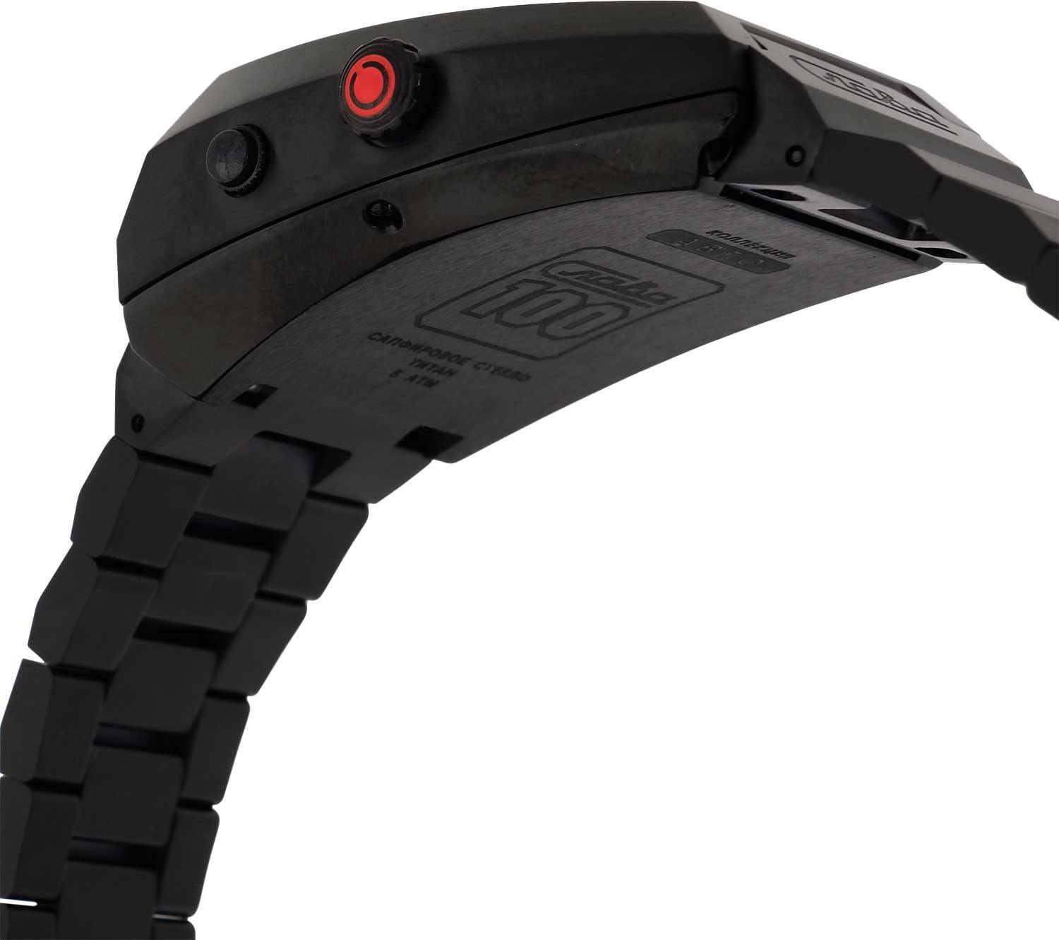 Слава Слава Погоня 9004737/100-GL32 кварцевые мужские часы часы крупный план черный циферблата