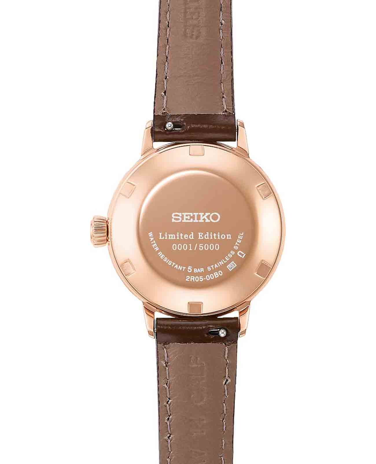 Seiko Seiko Presage Cocktail Time SRE014J1 Cocktail Time — детали корпуса и кожаный