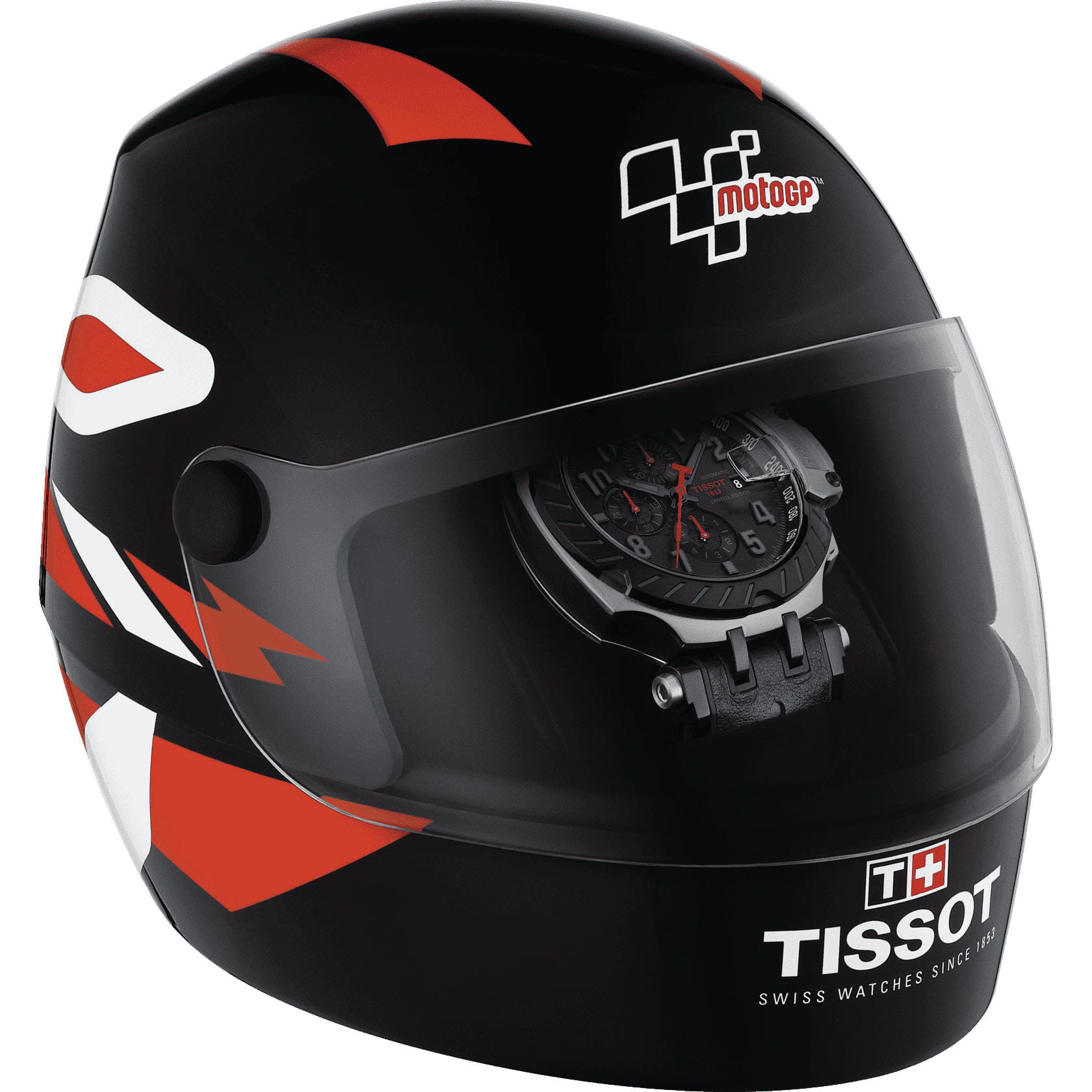 Tissot Tissot T-Race MotoGP Automatic Chronograph 2022 Limited Edition T115.427.27.057.01 T Race, наручные мужские часы фото под углом