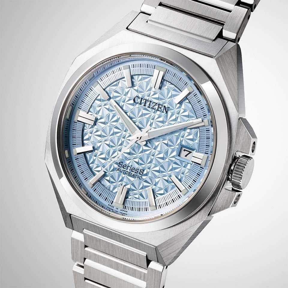 Citizen Citizen Series 8 NB6051-59L , наручные мужские часы фото под углом