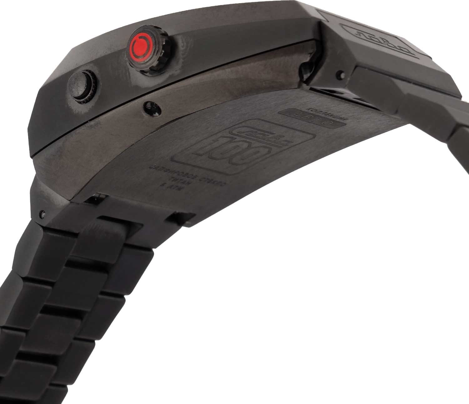 Слава Слава Погоня 9006738/100-GL32 кварцевые мужские часы часы крупный план черный циферблата