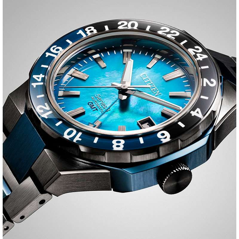 Citizen Citizen Series 8 NB6036-52N мужские часы синий циферблат на запястье