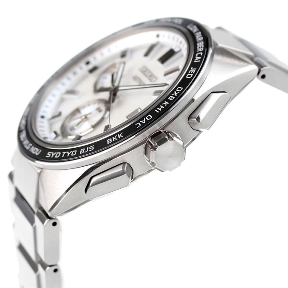 Seiko Seiko Astron Nexter Solar Radio SBXY049 , наручные мужские часы фото под углом