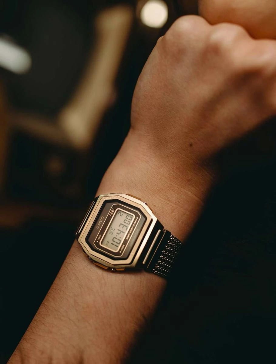 Оригинальные часы Casio Casio Vintage A1000MGA-5 кварцевые калибр механизма  общий вид
