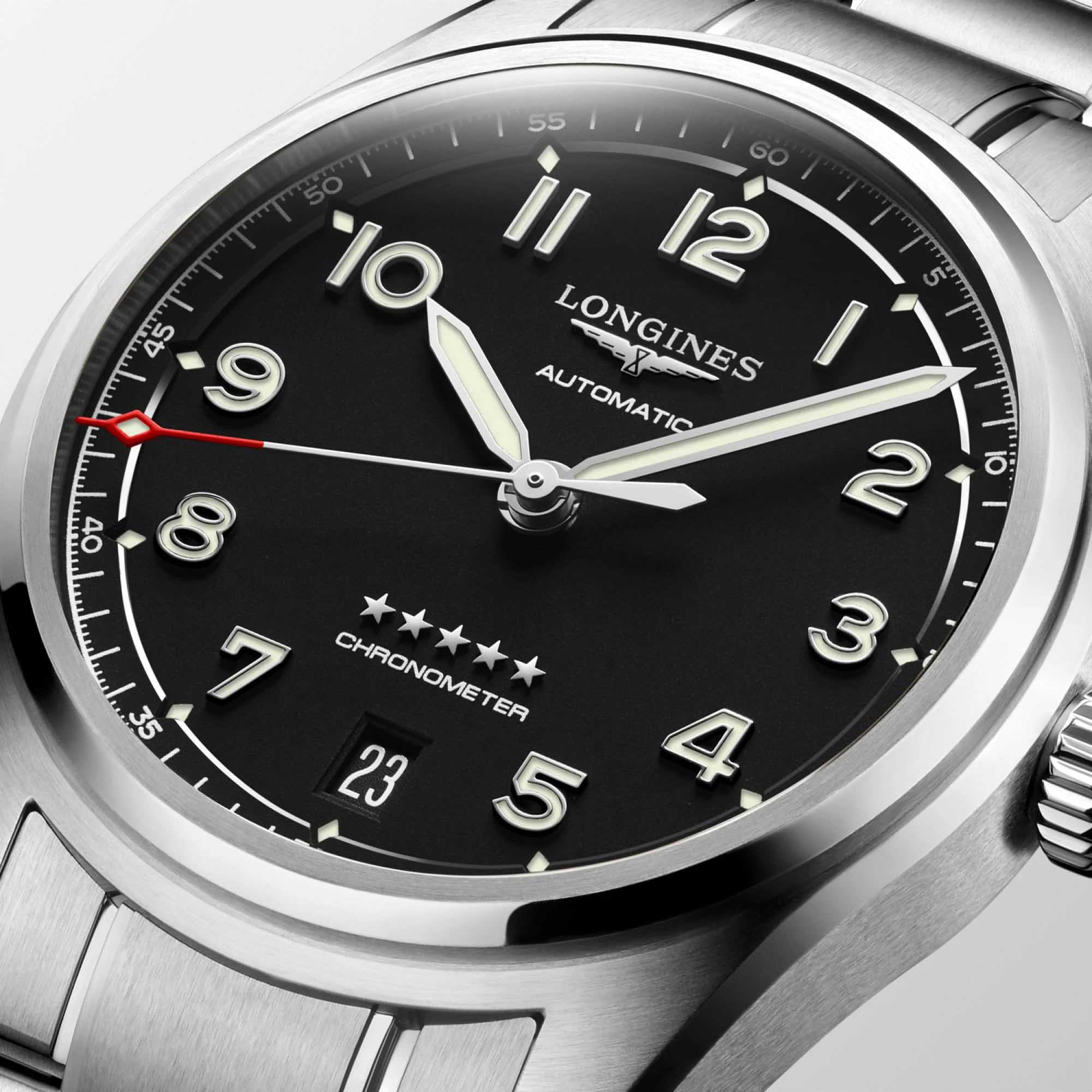 Longines Longines Spirit L3.410.4.53.6  - задняя крышка сталь корпуса, швейцария часы