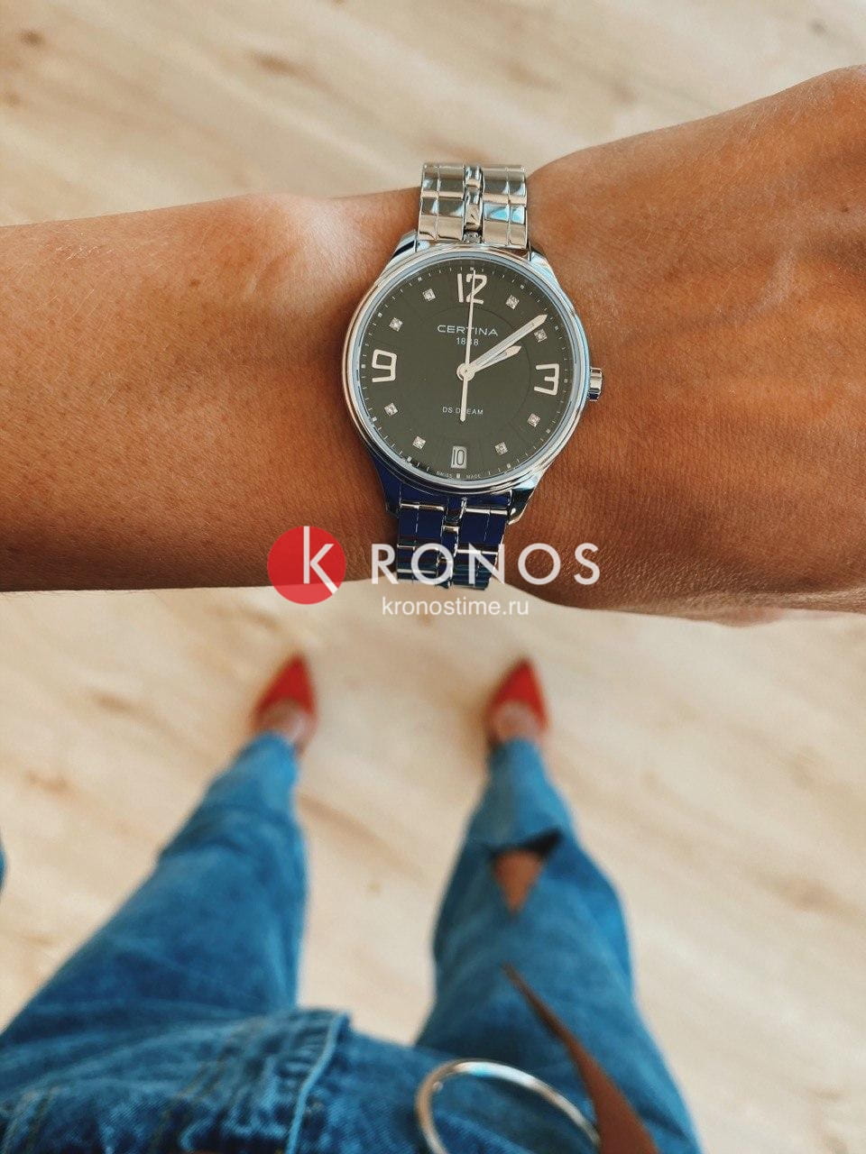Certina Certina DS Dream C021.210.11.056.00  - задняя крышка сталь металл корпуса, швейцария часы