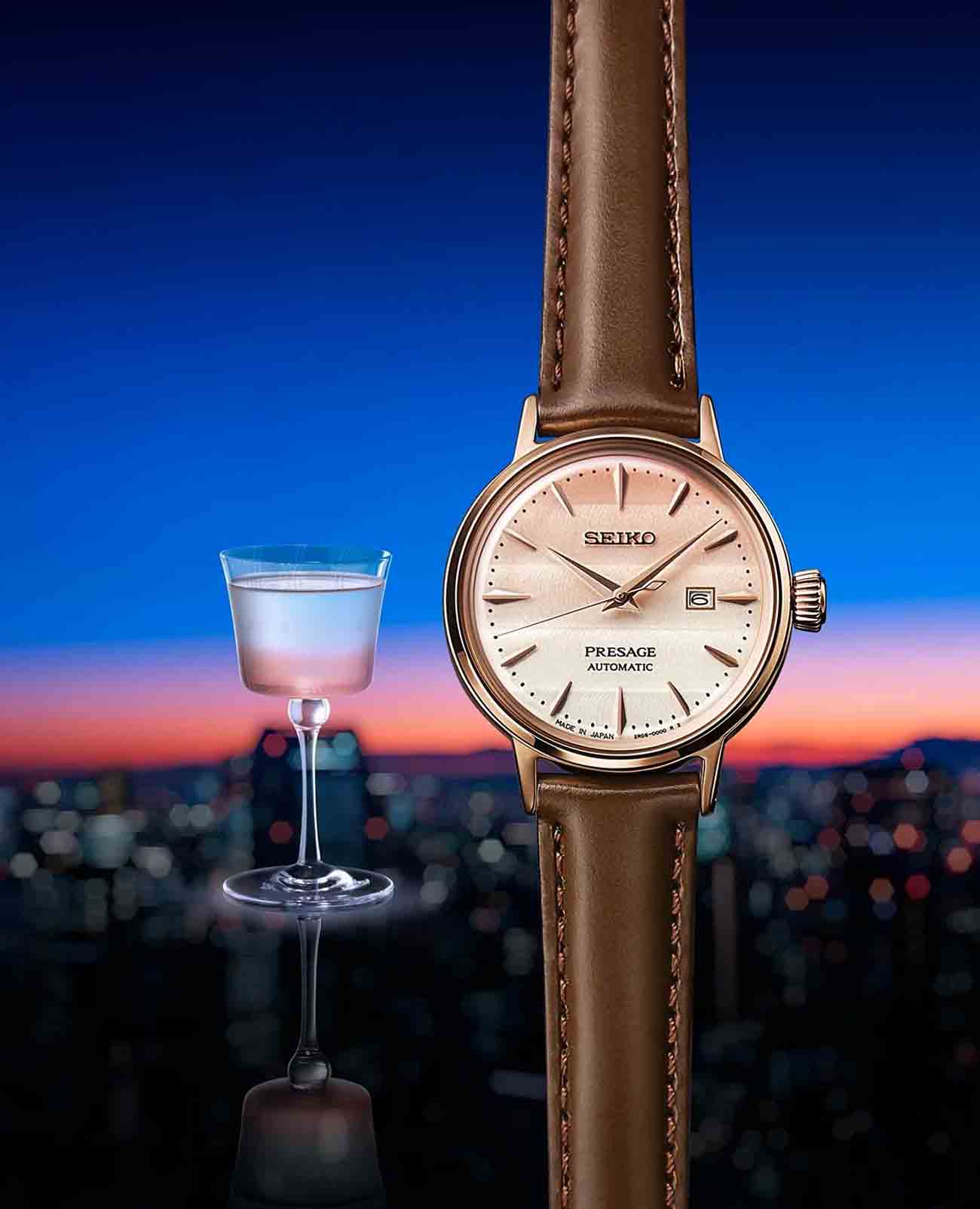 Seiko Seiko Presage Cocktail Time SRE014J1 Cocktail Time - задняя крышка металл сталь корпуса, япония часы