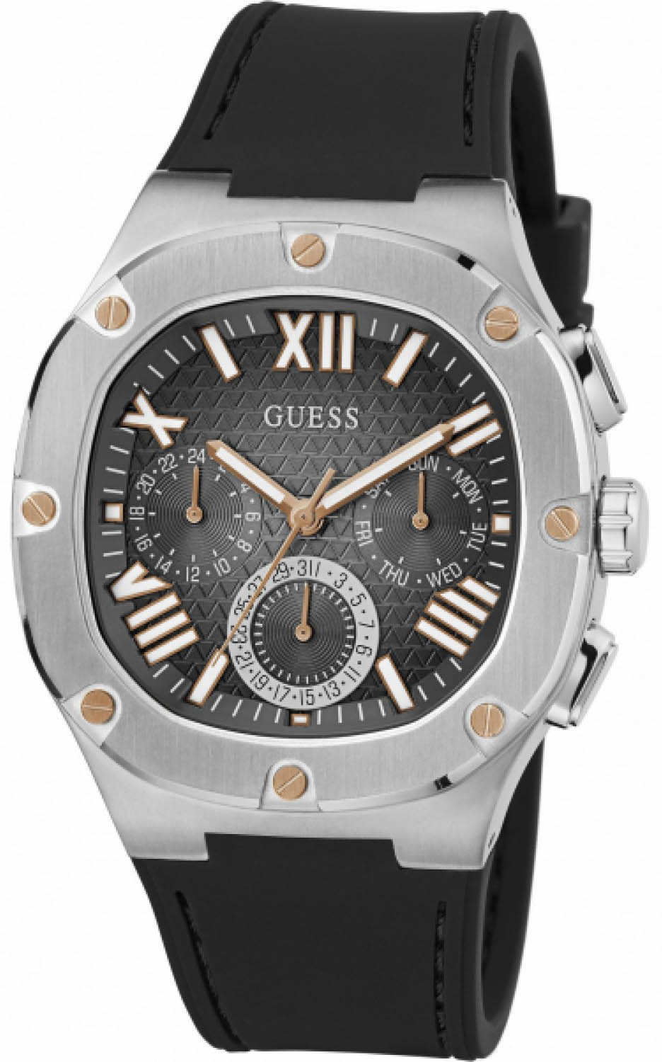 Guess Guess Headline GW0571G1,  сша мужские часы на браслете силикон боковой вид