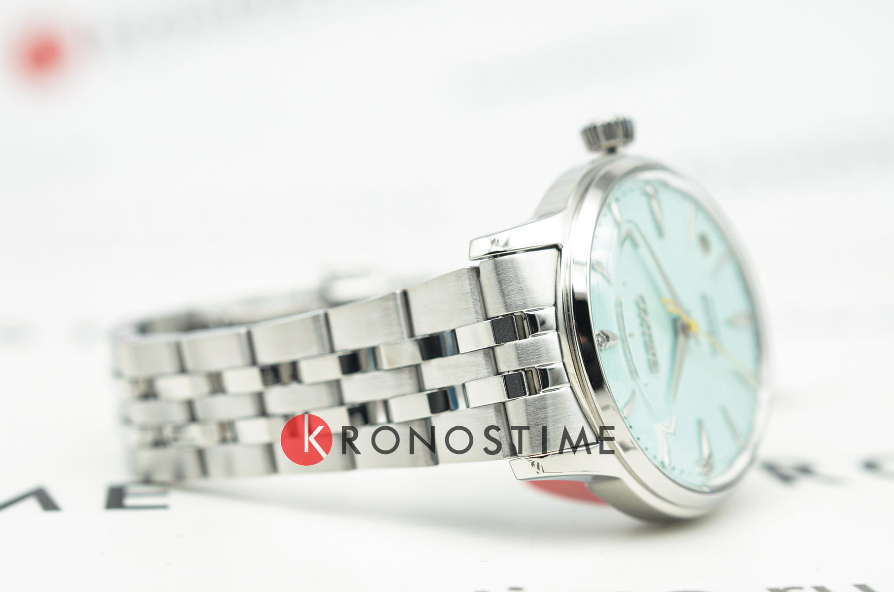 Seiko Seiko Presage Cocktail Time SRPL63J1, presage япония женские часы на браслете нержавеющая сталь боковой вид
