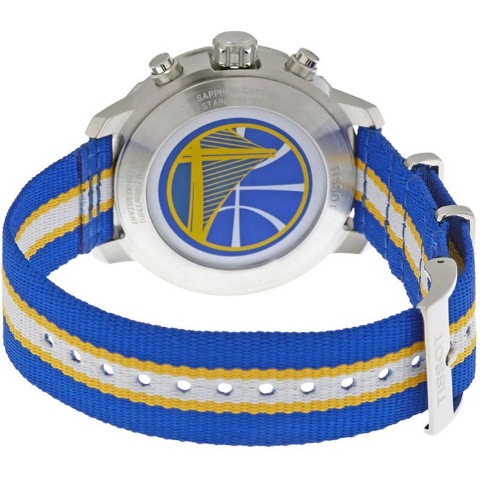 Оригинальные часы Tissot Tissot Quickster NBA Golden State Warriors T095.417.17.037.15 кварцевые калибр механизма eta g10.211 общий вид