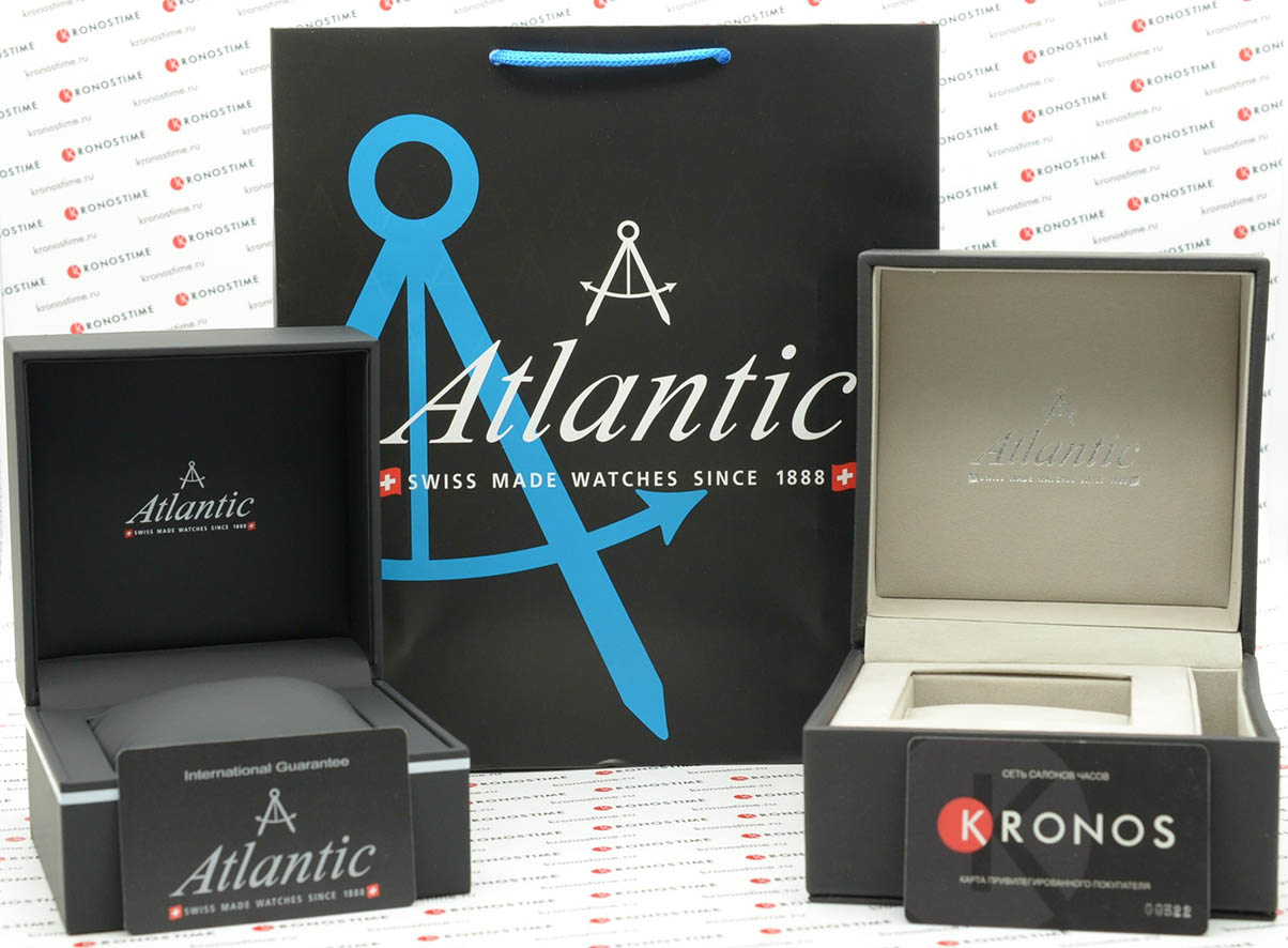 Atlantic Atlantic 65353.41.65  - задняя крышка металл сталь корпуса, швейцария часы