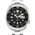 Seiko Seiko Prospex SRPE03K1S  SRPE03K1S механические мужские часы  черный циферблат, браслет нержавеющая сталь — вид спереди