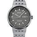 Mido Mido All Dial 20th Anniversary Inspired by Architecture M8340.4.B3.11  M83404B311 механические мужские часы  антрацитовый циферблат, браслет нержавеющая сталь — вид спереди