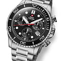 Swiss Military by Chrono Swiss Military by Chrono XL Chronograph SM34101.01  швейцарские мужские часы на браслете нержавеющая сталь боковой вид