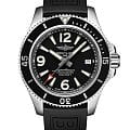Breitling Breitling Superocean Automatic 42 A17366021B1S2  A17366021B1S2 механические мужские часы  черный циферблат, браслет каучук — вид спереди