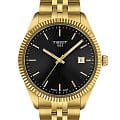 Tissot Tissot Ballade 40mm T156.410.33.051.00 Ballade T1564103305100 кварцевые мужские часы  черный циферблат, браслет нержавеющая сталь с pvd-покрытием — вид спереди