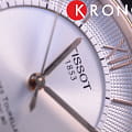 Tissot Tissot Chemin des Tourelles Powermatic 80 T099.407.36.038.00 механические мужские часы часы, крупный план серебристый циферблат