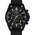 Jacques Lemans Jacques Lemans  Sport 1-2119B  1-2119B кварцевые мужские часы  черный циферблат, браслет кожа + силикон — вид спереди