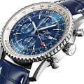 Breitling Breitling Navitimer Chronograph GMT 46 A24322121C1P1 navitimer швейцарские мужские часы на браслете кожаный боковой вид