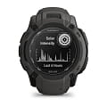 Garmin Garmin Instinct 2X Solar 010-02805-00 электронные мужские часы часы, крупный план  циферблат