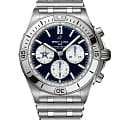 Breitling Breitling Chronomat B01 42 NFL Dallas Cowboys Edition AB01342B1C1A1  AB01342B1C1A1 механические мужские часы  синий циферблат, браслет нержавеющая сталь — вид спереди