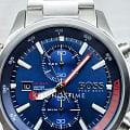Hugo Boss Hugo Boss Globetrotter HB1513823  немецкие мужские часы на браслете нержавеющая сталь боковой вид