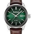 Timberland Timberland Henniker TDWGB0054903  TDWGB0054903 кварцевые мужские часы  зеленый циферблат, браслет кожаный — вид спереди