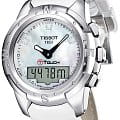 Tissot Tissot T-Touch II Titanium Lady T047.220.46.116.00 t-sport швейцарские женские часы на браслете кожаный боковой вид