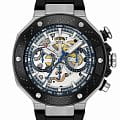 Tissot Tissot T-Race MotoGP Automatic Chronograph T141.462.27.041.00 T Race T1414622704100 механические мужские часы  белый циферблат, браслет каучук — вид спереди