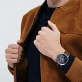 Pierre Lannier Pierre Lannier Baron 221F164 мужские часы синий циферблат на запястье