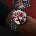 Оригинальные часы Breitling Breitling Chronomat B01 42 NFL San Francisco 49ers Edition AB01342B1K1A1 механические калибр механизма мануфактурный механизм breitling caliber b01 общий вид