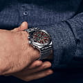 Breitling Breitling Chronomat B01 42 Six Nations Wales AB0134A61K1A1 мужские часы бордовый циферблат на запястье