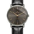 Rado Rado Diamaster Thinline R14067156 Automatic R14067156 механические мужские часы  серый циферблат, браслет кожаный — вид спереди