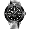 Breitling Breitling Superocean Heritage '57 A10370121B1A1  A10370121B1A1 механические мужские часы  черный циферблат, браслет нержавеющая сталь — вид спереди