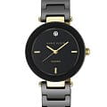 Anne Klein Anne Klein Diamond 1018BKBK  1018BKBK кварцевые женские часы  черный циферблат, браслет нержавеющая сталь с ip-покрытием — вид спереди