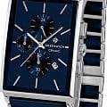 Greenwich Greenwich Chronos GW 533.10.36 кварцевые мужские часы часы, крупный план синий циферблат