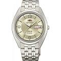 Orient Orient AB0000EC (FAB0000EC)  FAB0000EC механические мужские часы  серый циферблат, браслет  — вид спереди