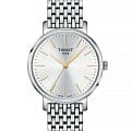 Tissot Tissot Everytime Lady T143.210.11.011.01 Everytime T1432101101101 кварцевые женские часы  серебристый циферблат, браслет нержавеющая сталь — вид спереди