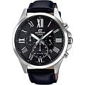 Casio Casio Edifice EFV-500L-1A EFV EFV-500L-1A кварцевые мужские часы  черный циферблат, браслет 18-каратное желтое золото — вид спереди