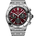 Breitling Breitling Chronomat B01 42 Six Nations Wales AB0134A61K1A1  AB0134A61K1A1 механические мужские часы  бордовый циферблат, браслет нержавеющая сталь — вид спереди