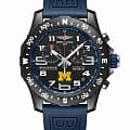 Breitling Breitling Endurance Pro University Of Michigan™ X823101C1B1S1  X823101C1B1S1 кварцевые мужские часы  черный циферблат, браслет каучук — вид спереди