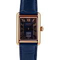 Epos Epos Ladies 8002.702.24.26.16  8002.702.24.26.16 кварцевые женские часы  черный циферблат, браслет кожаный — вид спереди