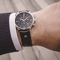 Maurice Lacroix Maurice Lacroix Eliros Chronograph EL1098-SS001-310-1  — детали корпуса и кожаный