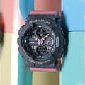 Casio GMA-S140-4A наручные женские часы застежка крупным планом