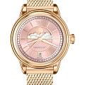 Aviator Aviator Douglas MoonFlight V.1.33.2.258.5  V.1.33.2.258.5 кварцевые женские часы  розовый циферблат, браслет нержавеющая сталь с pvd-покрытием — вид спереди