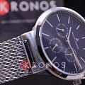 Jacques Lemans Jacques Lemans 1-1950H  австрийские мужские часы на браслете нержавеющая сталь боковой вид