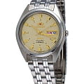 Orient Orient AB00009C (FAB00009C)  FAB00009C механические мужские часы  бежевый циферблат, браслет  — вид спереди
