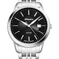 Adriatica Adriatica A8306.5114Q  A8306.5114Q кварцевые мужские часы  черный циферблат, браслет нержавеющая сталь — вид спереди